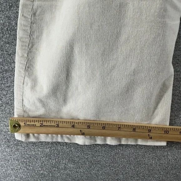 Hollister Flare Corduroy Pants Women Size 29x30 High Rise Beige Casual Boho - Picture 6 of 9